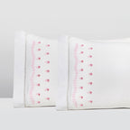 Σετ Μαξιλαροθήκες Αιγαίον με Κέντημα 50X70 Gerani